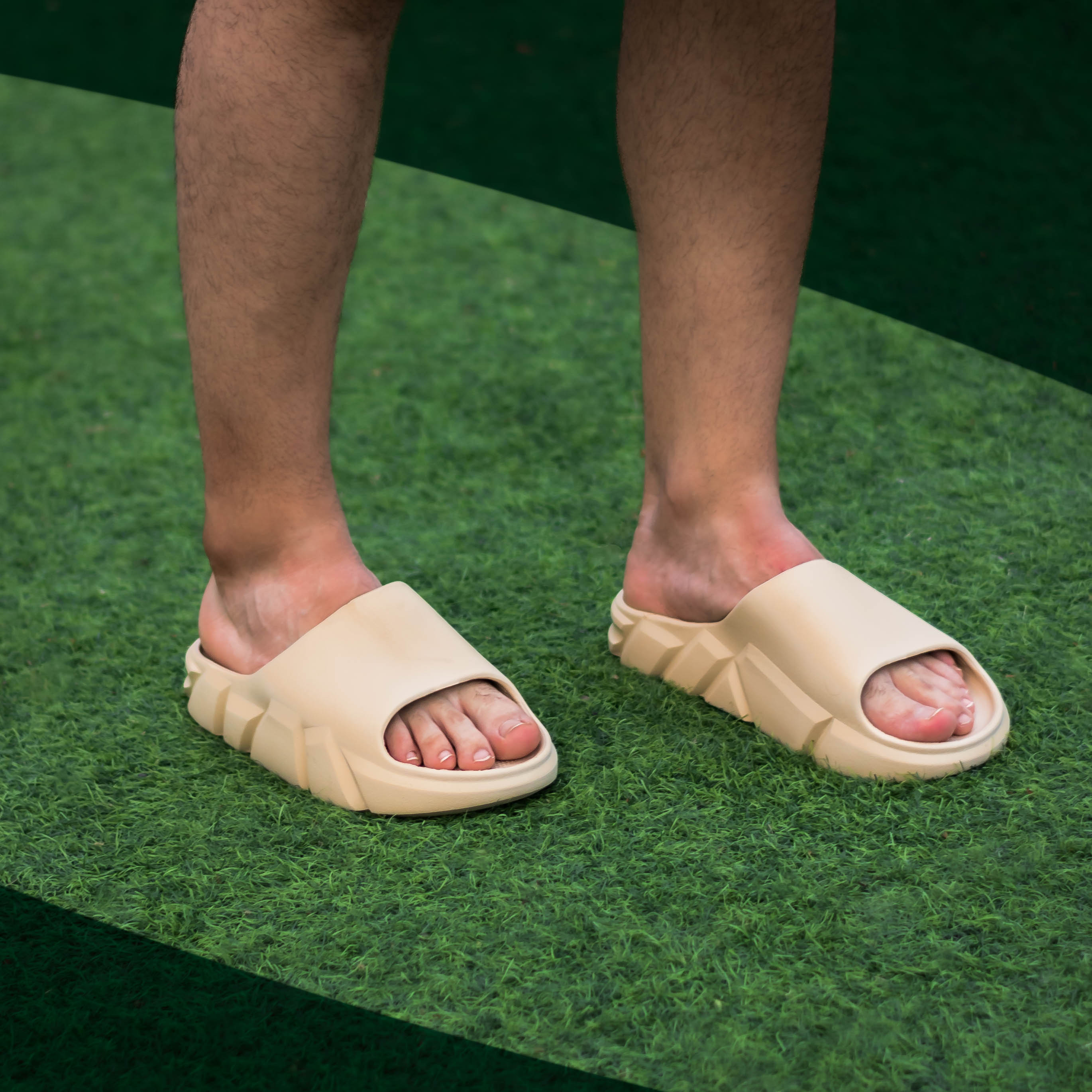 Vista 9 de Pantuflas Balenciaga Caballero - COLOR: BEIGE, TALLA: 41